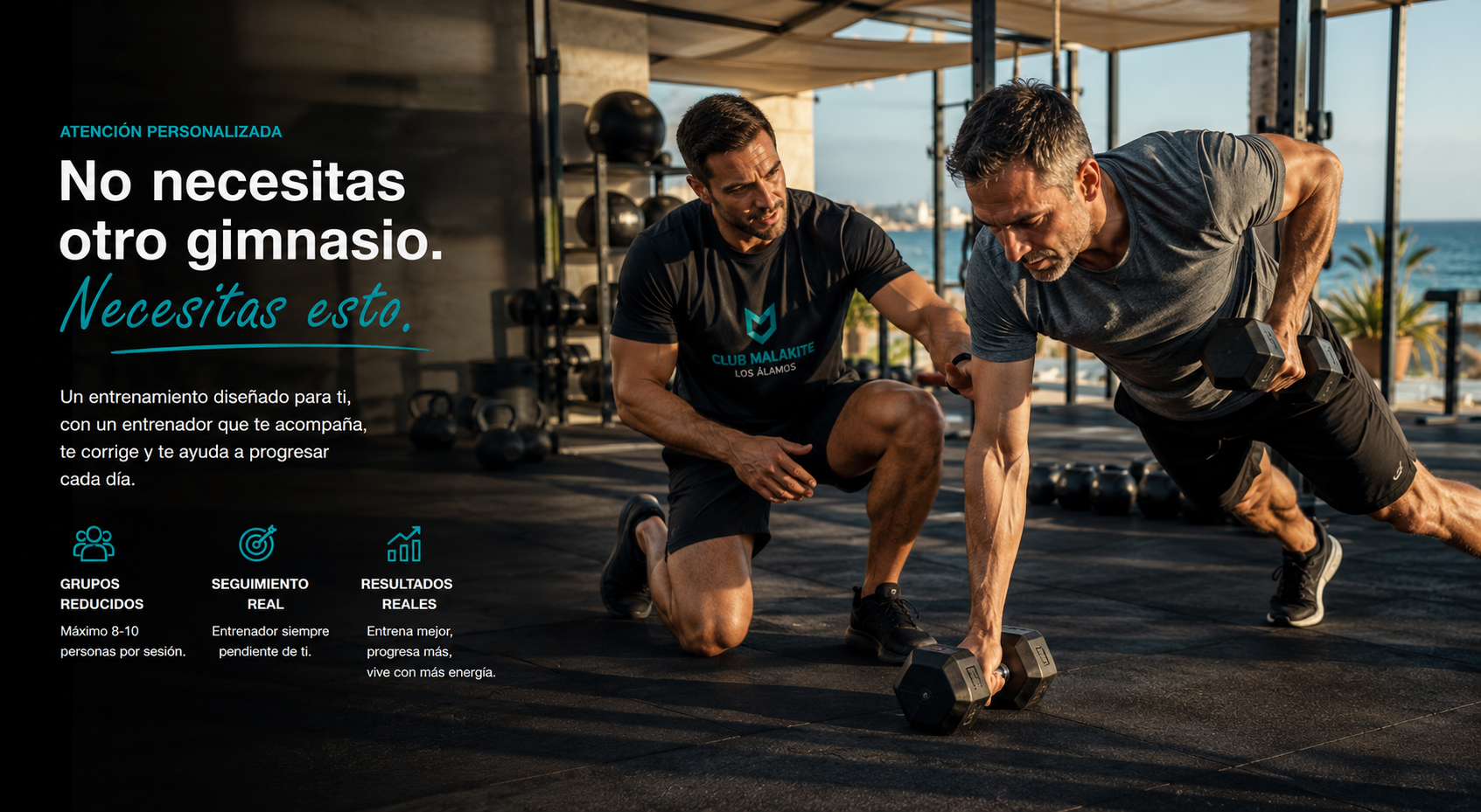 Entrenamiento personalizado en Club Malakite Los Álamos
