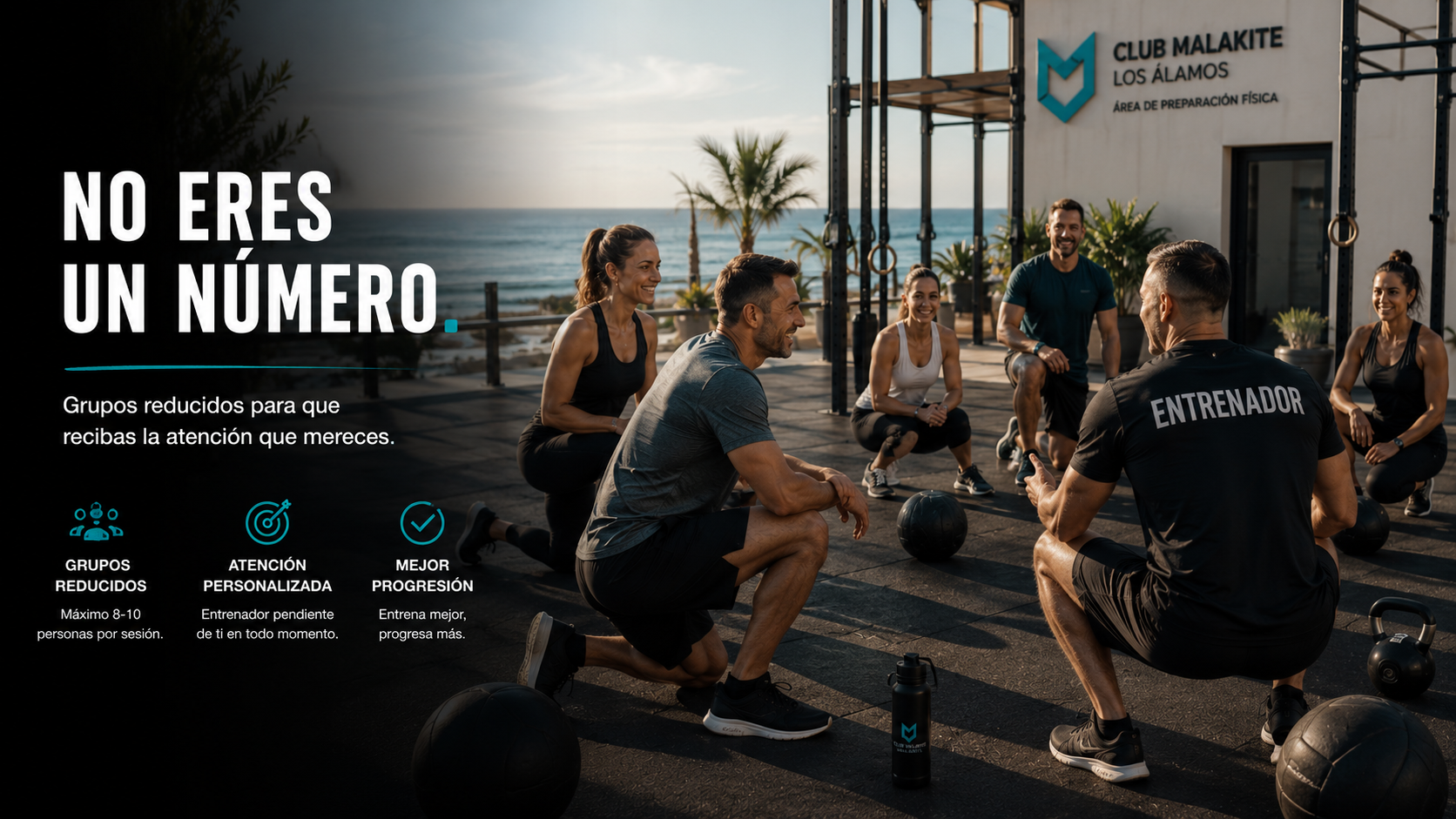 Grupos reducidos de entrenamiento en Club Malakite Los Álamos