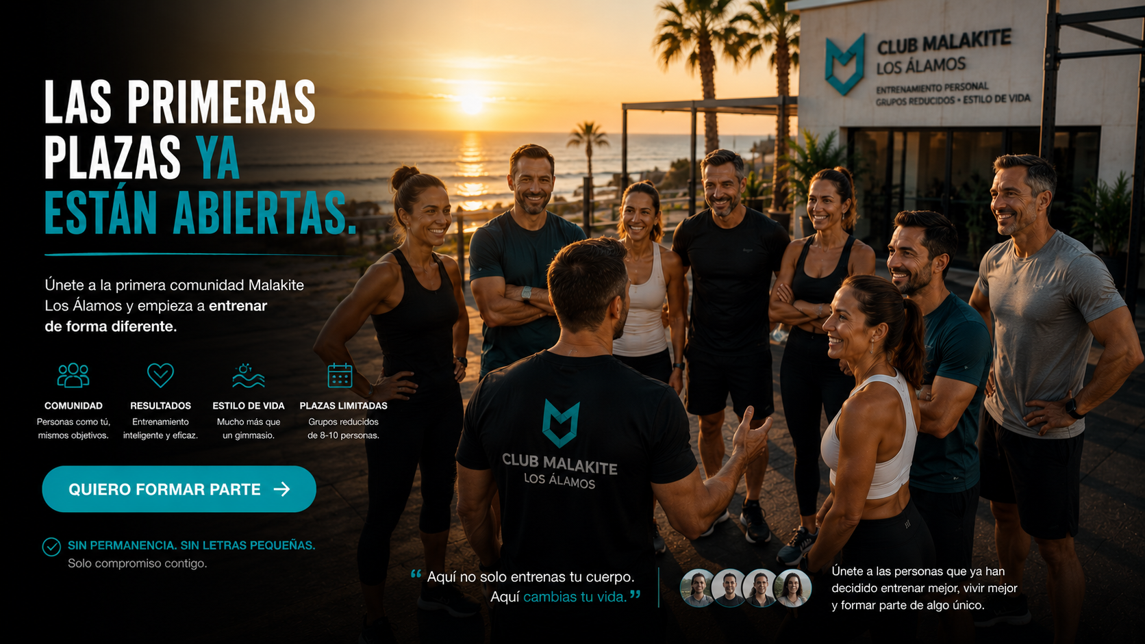 Primeras plazas abiertas en Club Malakite Los Álamos